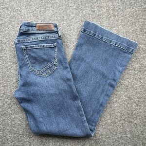 Rock & Roll Jeans Mid Rise Trouser Womens Sz 26x32 *Fits 30x30* Cowgirl‎ Western
